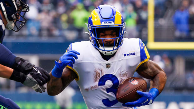Los Angeles Rams running back Cam Akers